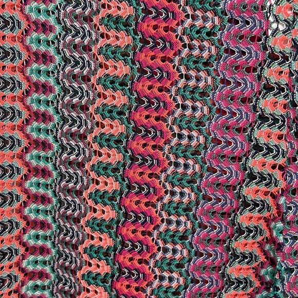 Becca by Rebecca Virtue - Crochet Swim Sheer Coverup Pants - Size M, Multi Color - Picture 10 of 10